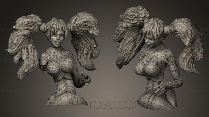 Busts of heroes and monsters (BUSTH_0077) 3D model for CNC machine
